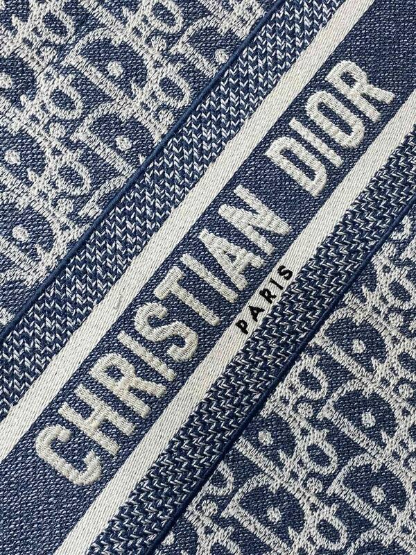 Dior Book Tote Blue Oblique — Top Quality Replica