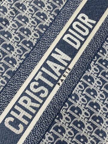 Dior Book Tote Blue Oblique Premium Replica