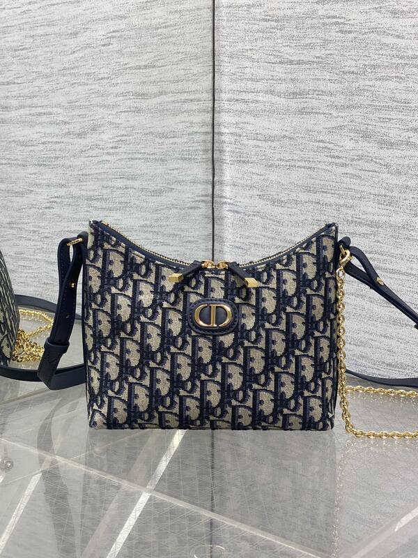 Dior Miss Blue Oblique shoulder — 1:1 Replica