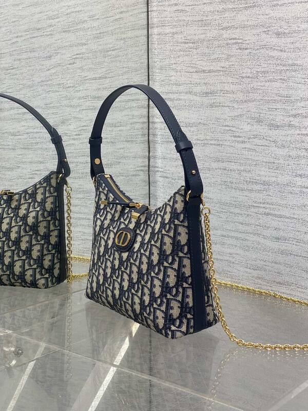 Dior Miss Blue Oblique shoulder — 1:1 Replica