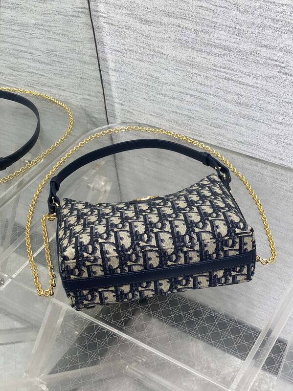 Dior Miss Blue Oblique shoulder — 1:1 Replica