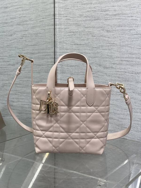 Dior Caro Pink crossbody — AAA Quality Replica