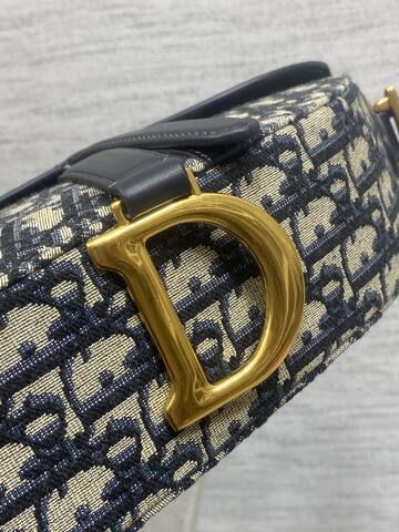 Dior Oblique Navy Beige crossbody 1 1 Replica