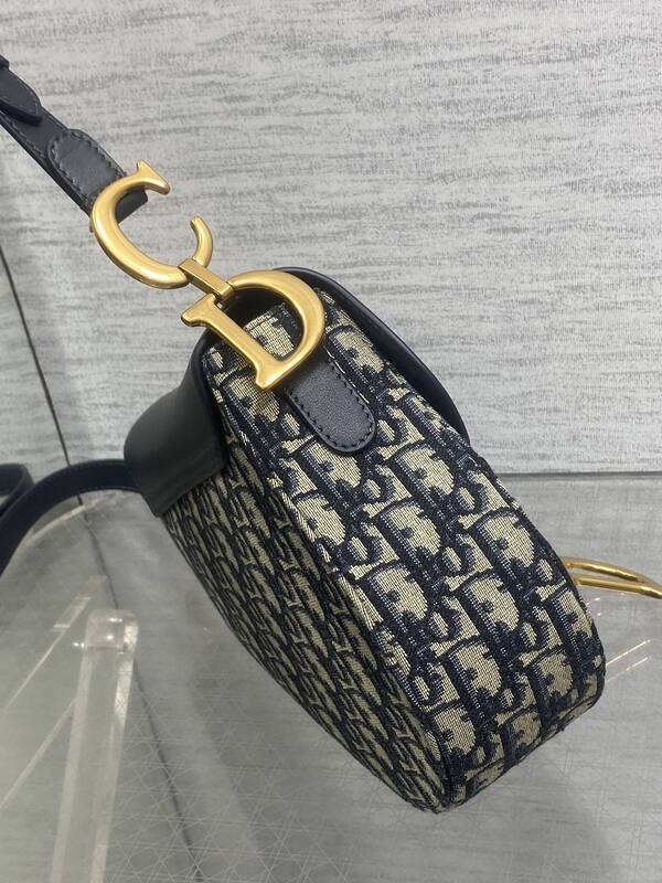 Dior Oblique Navy Beige crossbody — 1:1 Replica