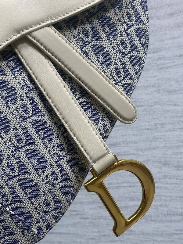 Dior Blue Oblique and White crossbody — 1:1 Replica