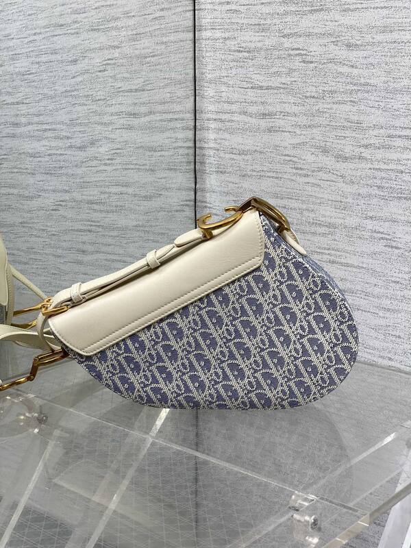 Dior Blue Oblique and White crossbody — 1:1 Replica