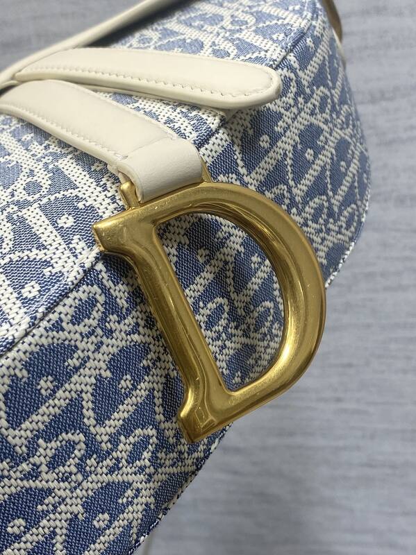 Dior Blue Oblique and White crossbody — 1:1 Replica