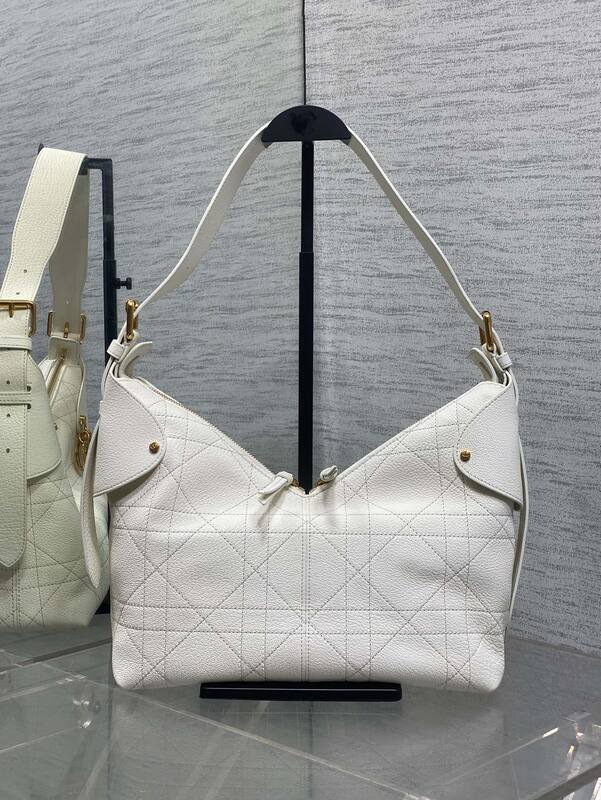 Dior Saddle Hobo White shoulder — AAA Quality Replica