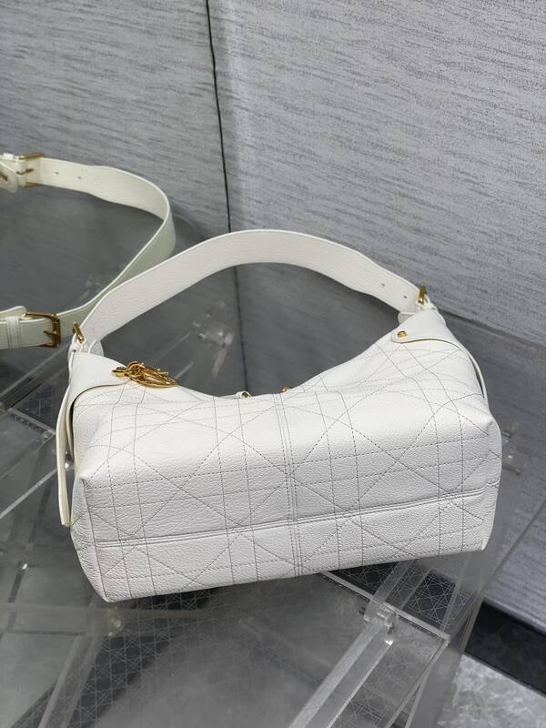Dior Saddle Hobo White shoulder — AAA Quality Replica