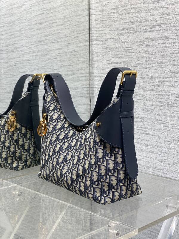 Dior Blue Oblique shoulder — Premium Replica