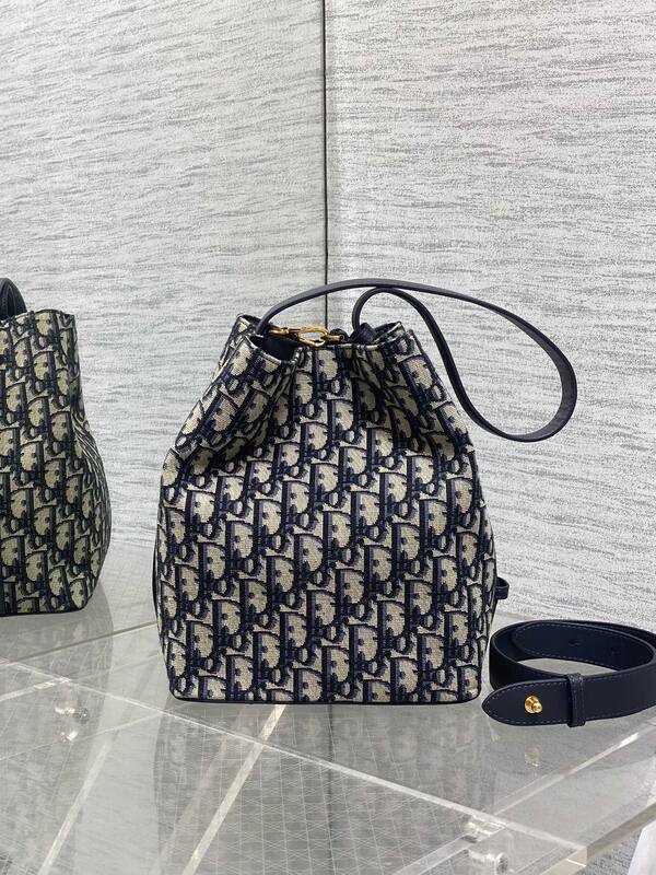 Dior Blue Oblique shoulder — Top Quality Replica
