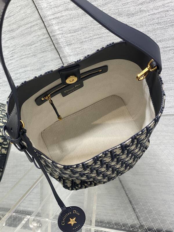 Dior Blue Oblique shoulder — Top Quality Replica