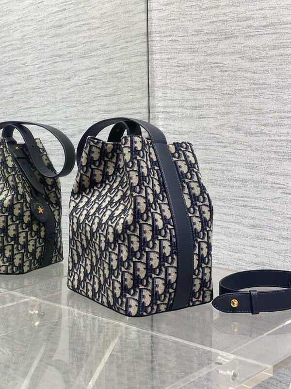 Dior Blue Oblique shoulder — Top Quality Replica