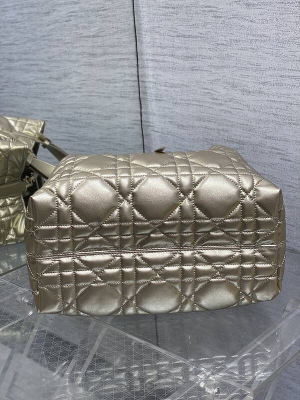 Dior Lady Metallic Gold shoulder — Premium Replica