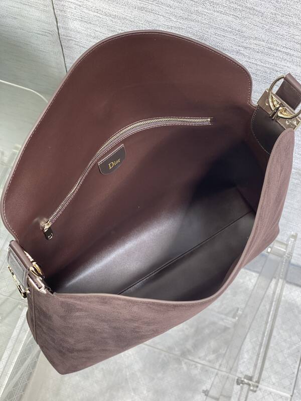 Dior Dark Brown Suede shoulder — Top Quality Replica