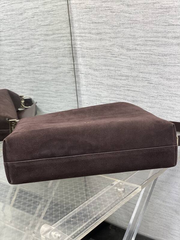 Dior Dark Brown Suede shoulder — Top Quality Replica