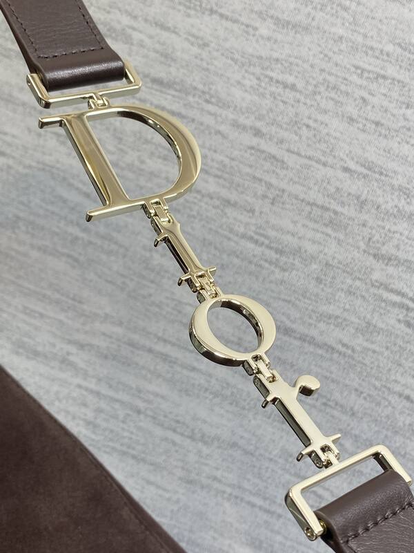 Dior Dark Brown Suede shoulder — Top Quality Replica