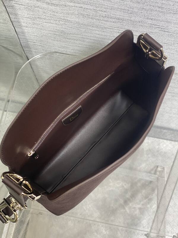 Dior Dark Brown suede shoulder — Premium Replica