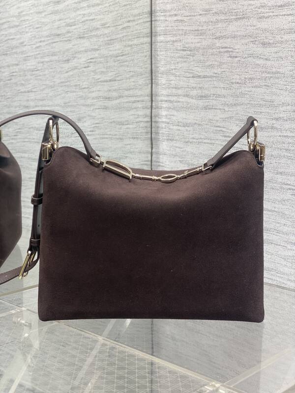 Dior Dark Brown suede shoulder — Premium Replica