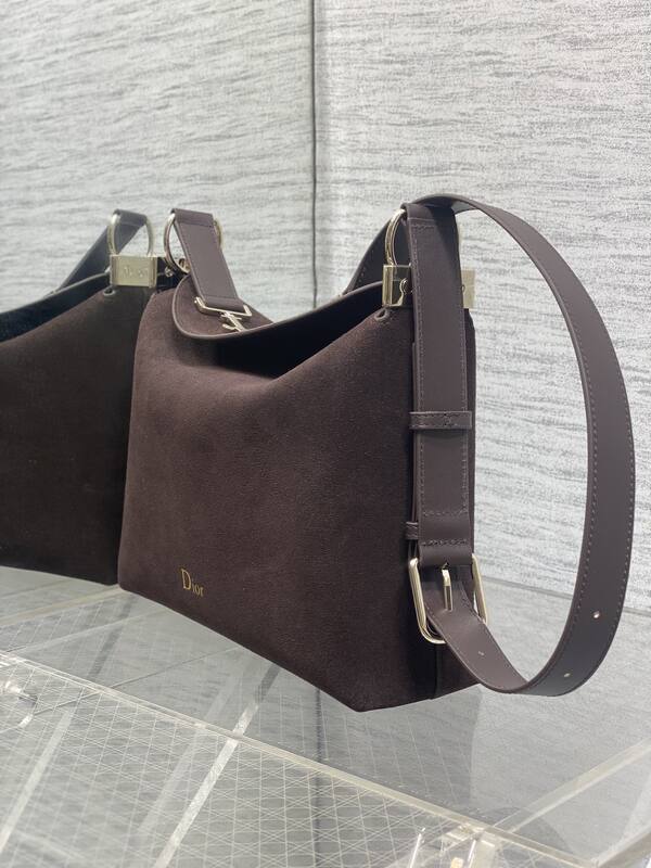 Dior Dark Brown suede shoulder — Premium Replica