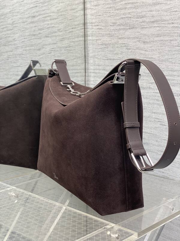 Dior Dark Brown suede shoulder — Premium Replica