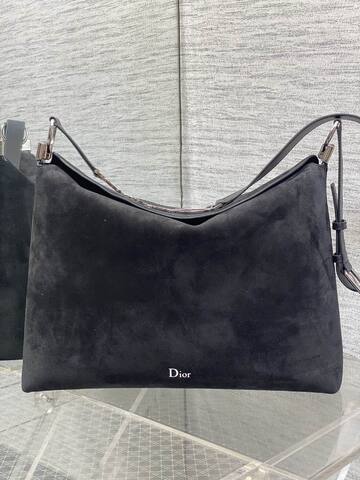 Dior Black suede shoulder Top Quality Replica