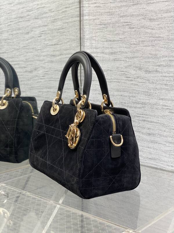Dior Lady Black shoulder — Top Quality Replica
