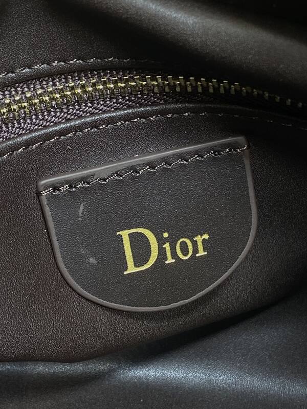 Dior Lady Dark Brown suede shoulder — 1:1 Replica