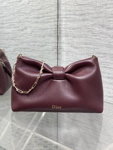 Dior Burgundy shoulder 1 1 Replica