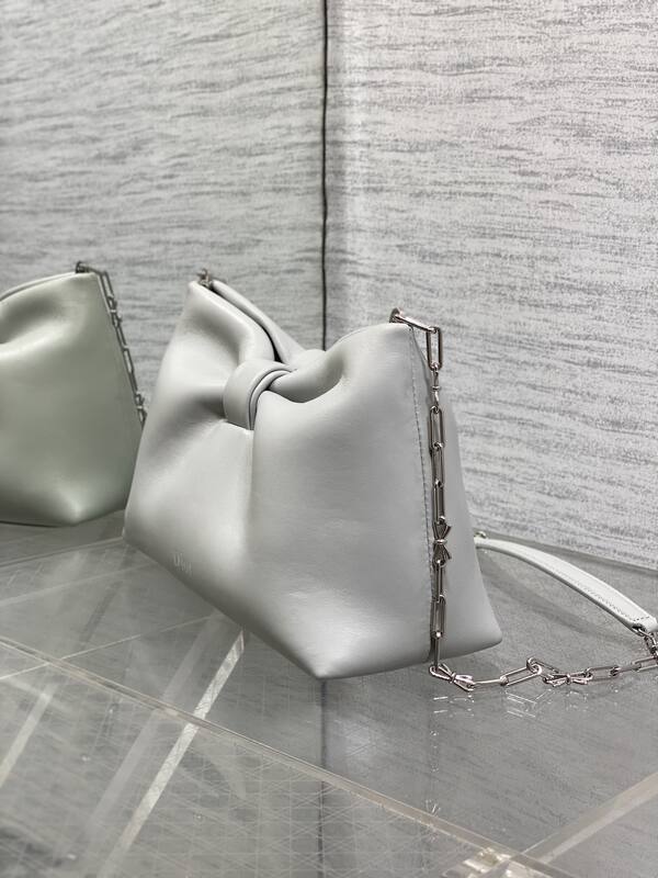 Dior Light grey leather shoulder — Top Quality Replica