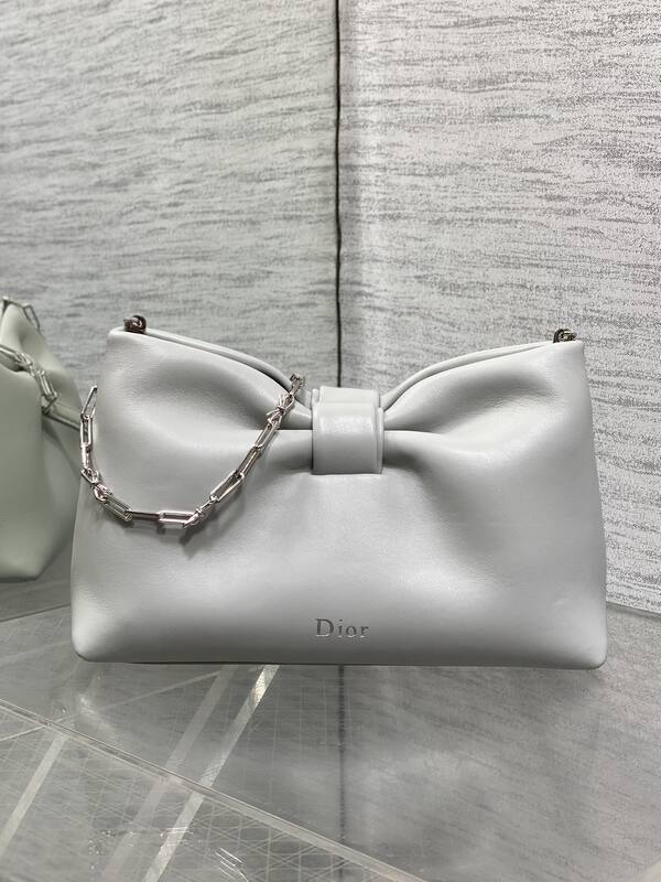 Dior Light grey leather shoulder — Top Quality Replica