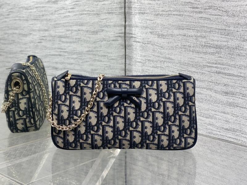 Dior Blue Oblique shoulder — 1:1 Replica