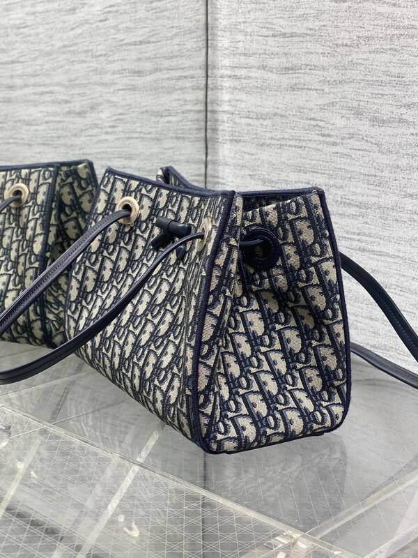 Dior Book Tote Oblique Navy Beige — Premium Replica