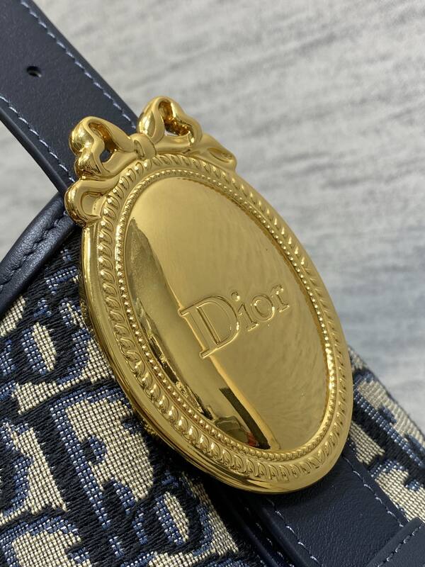 Dior Blue Oblique shoulder — Premium Replica