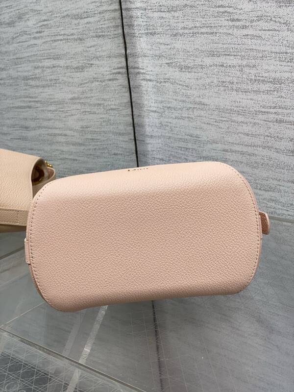 Dior Pink leather with blue Oblique pouch crossbody — Premium Replica