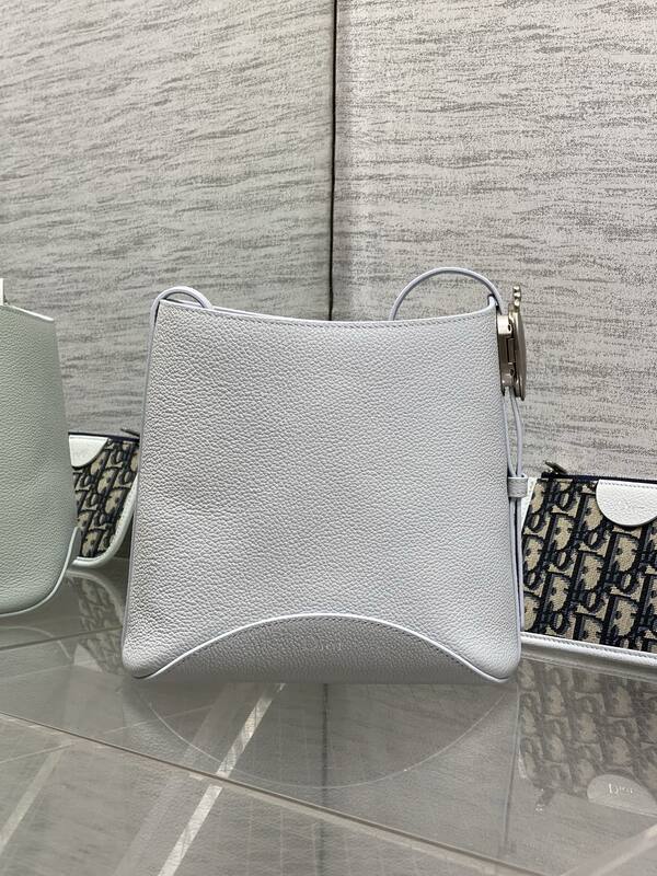 Dior Book Tote Light Gray Leather with Oblique canvas — 1:1 Replica