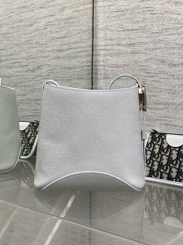 Dior Book Tote Light Gray Leather with Oblique canvas 1 1 Replica