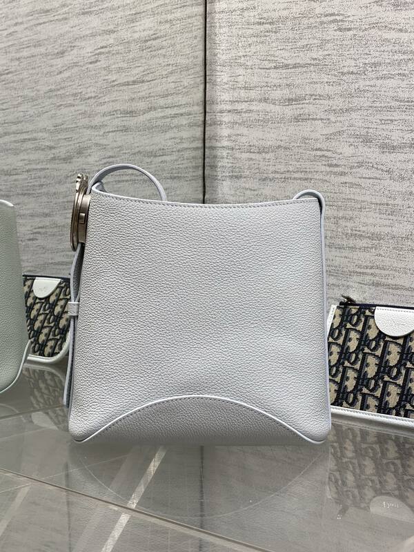 Dior Book Tote Light Gray Leather with Oblique canvas — 1:1 Replica