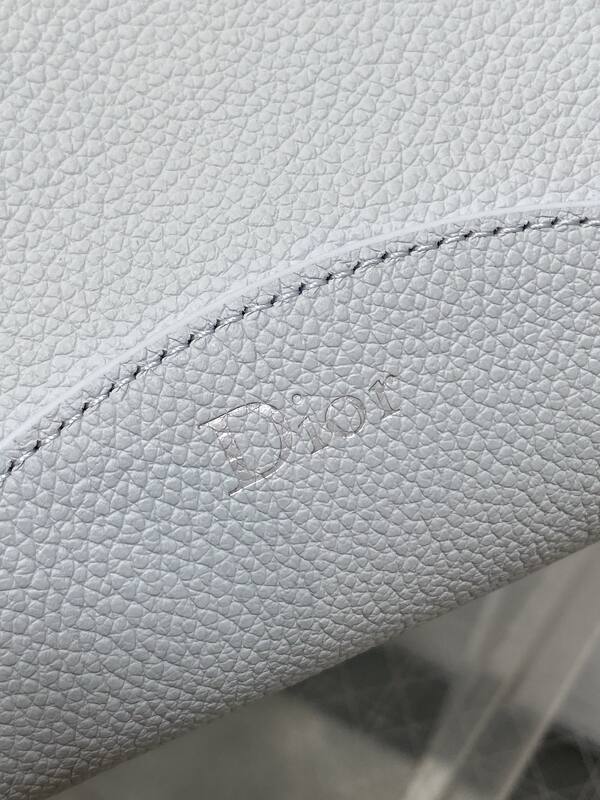 Dior Book Tote Light Gray Leather with Oblique canvas — 1:1 Replica