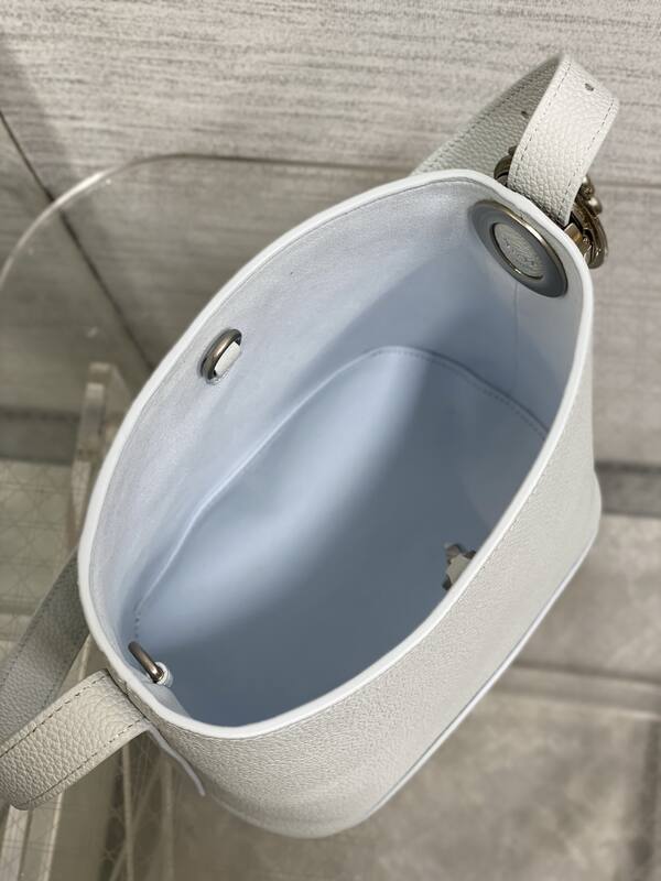 Dior Book Tote Light Gray Leather with Oblique canvas — 1:1 Replica