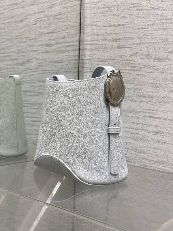 Dior Book Tote Light Gray Leather with Oblique canvas — 1:1 Replica