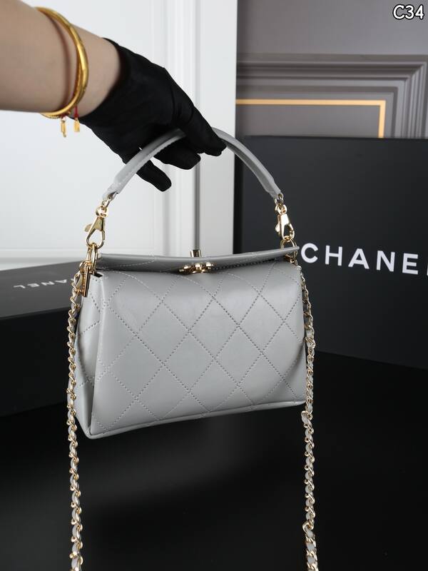 Chanel Light gray crossbody — Top Quality Replica