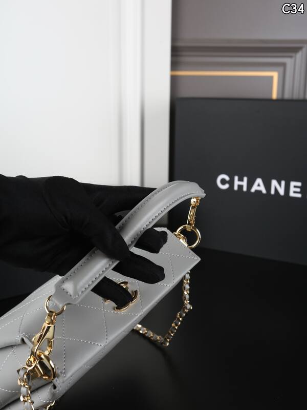 Chanel Light gray crossbody — Top Quality Replica