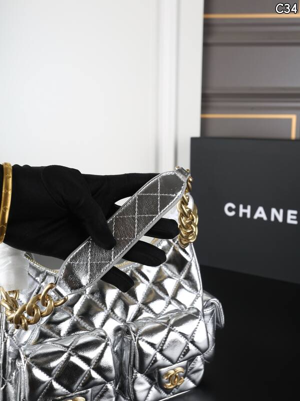 Chanel Silver shoulder — 1:1 Replica