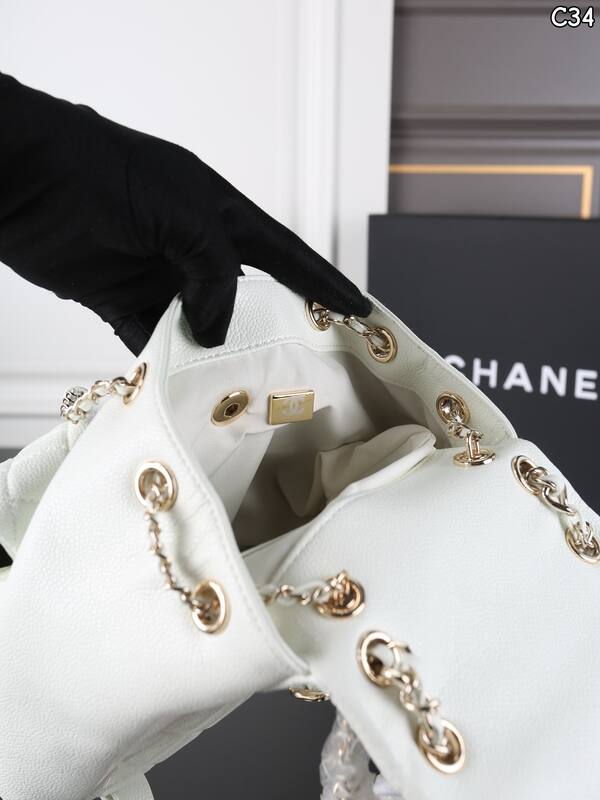 Chanel Duma White backpack — 1:1 Replica