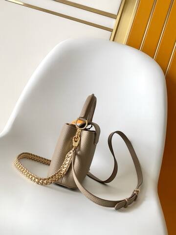 Louis Vuitton Capucines Taupe mini crossbody AAA Quality Replica