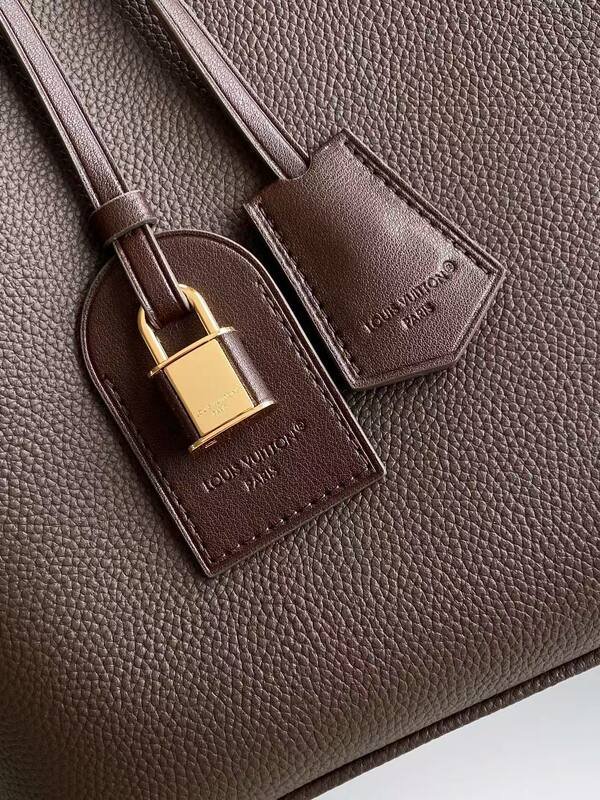 Louis Vuitton Capucines Souple Black Brown Taurillon leather 38x23x16cm work — 1:1 Replica