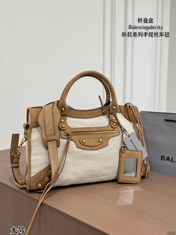 Balenciaga City Brown 38x28x15cm shoulder bag — 1:1 Replica