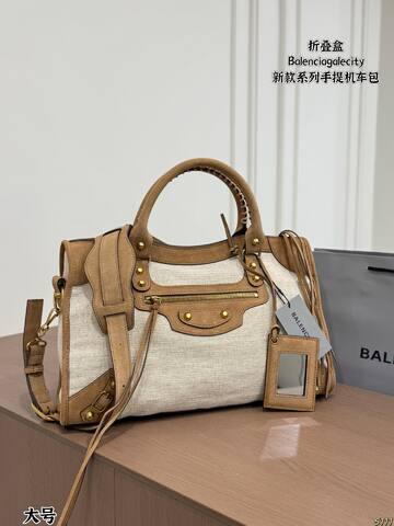 Balenciaga City Brown 38x28x15cm shoulder bag 1 1 Replica