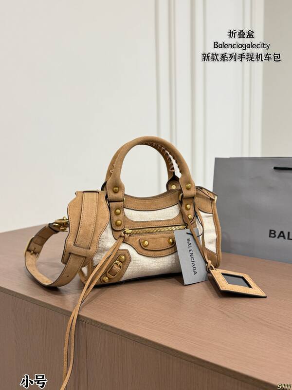 Balenciaga City Brown 38x28x15cm shoulder bag — 1:1 Replica